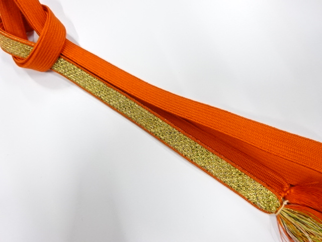 JAPANESE KIMONO / KORAI HAND-TIED OBIJIME